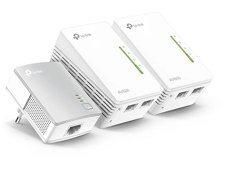 TP-LINK TL-WPA4220KIT 3Lü Paket AV600 300 Mbps 2 LAN Portlu 300m Mesafeli Menzil Genişletici_0