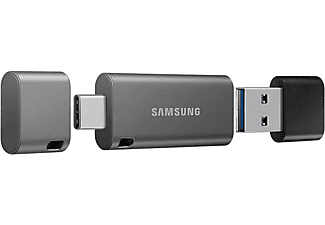 Memoria USB 128 GB - Samsung Storage Duo Plus, Tipo C, Adaptador Tipo A, 300 MB/s2, USB 3.1