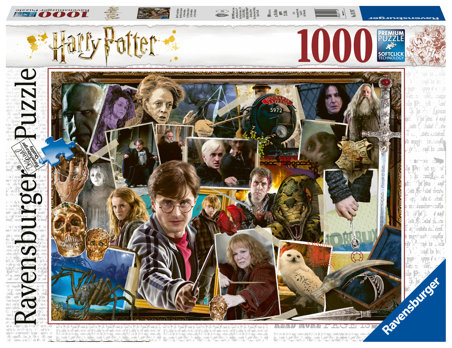 Puzzle Potter Voldemort Harry RAVENSBURGER gegen