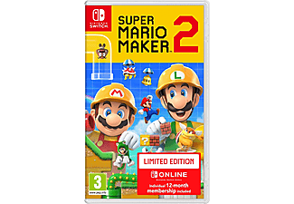 Super Mario Maker 2 Limited Edition + Nintendo Switch Online + Steelbook + Stylus (Nintendo Switch)