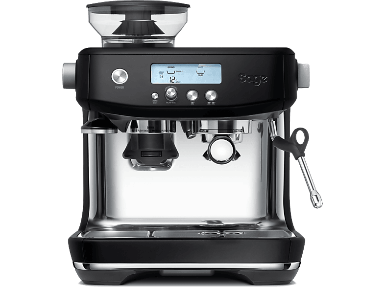 Sage SES878BTR4EEU1 the Barista Pro Espresso-Maschine (matt schwarz, integriertes 250g Mahlwerk, 1680 Watt, )