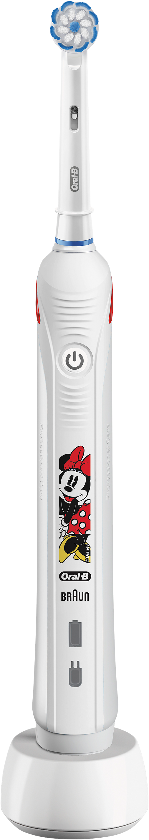 ORAL-B Junior Minnie Mouse - Elektrische Zahnbürste für Kinder (Weiss)