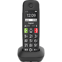 Schnurloses Senioren-Telefon schwarz Schwarz Gigaset E290A Schnurloses DECT-Telefon für Senioren zum Anschluss an vorhandene DECT-Basis Verstärker-Funktion Mobilteil mit Ladeschale & E290HX 