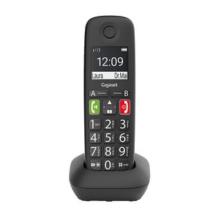 GIGASET Gigaset E290 HX DECT-Mobilteil für Router mit DECT-/Cat-iq-Basisstation, Schwarz