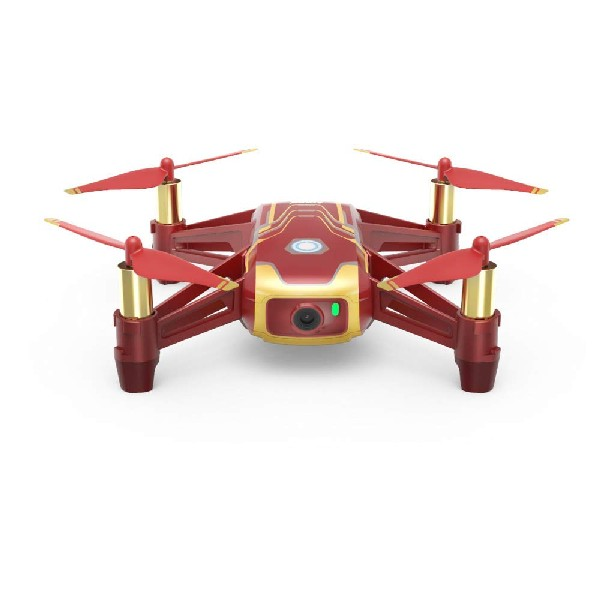 Dron - DJI Tello Iron Man Edition, Vídeo 720p, Foto 5 MP, Autonomía 13 minutos, Distancia 100 m