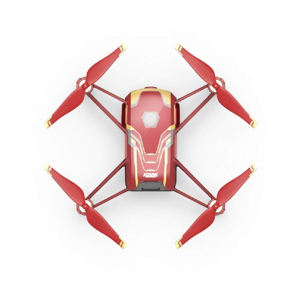 Dron - DJI Tello Iron Man Edition, Vídeo 720p, Foto 5 MP, Autonomía 13 minutos, Distancia 100 m