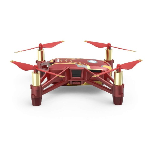 Dron - DJI Tello Iron Man Edition, Vídeo 720p, Foto 5 MP, Autonomía 13 minutos, Distancia 100 m