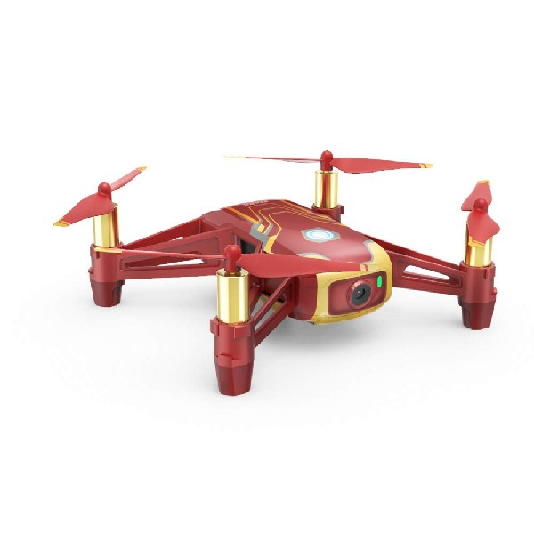 Dron - DJI Tello Iron Man Edition, Vídeo 720p, Foto 5 MP, Autonomía 13 minutos, Distancia 100 m