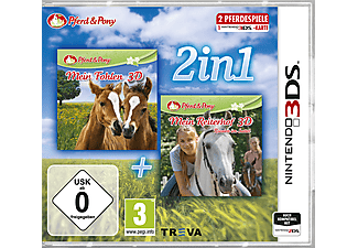 2 in 1: Mein Fohlen 3D + Mein Reiterhof 3D: Rivalen im Sattel - Nintendo 3DS - Tedesco