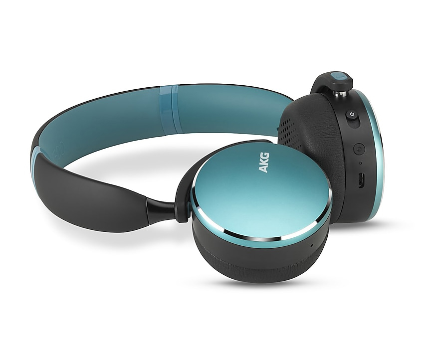 AKG Y500 WIRELESS, On-ear Headset Bluetooth Grün