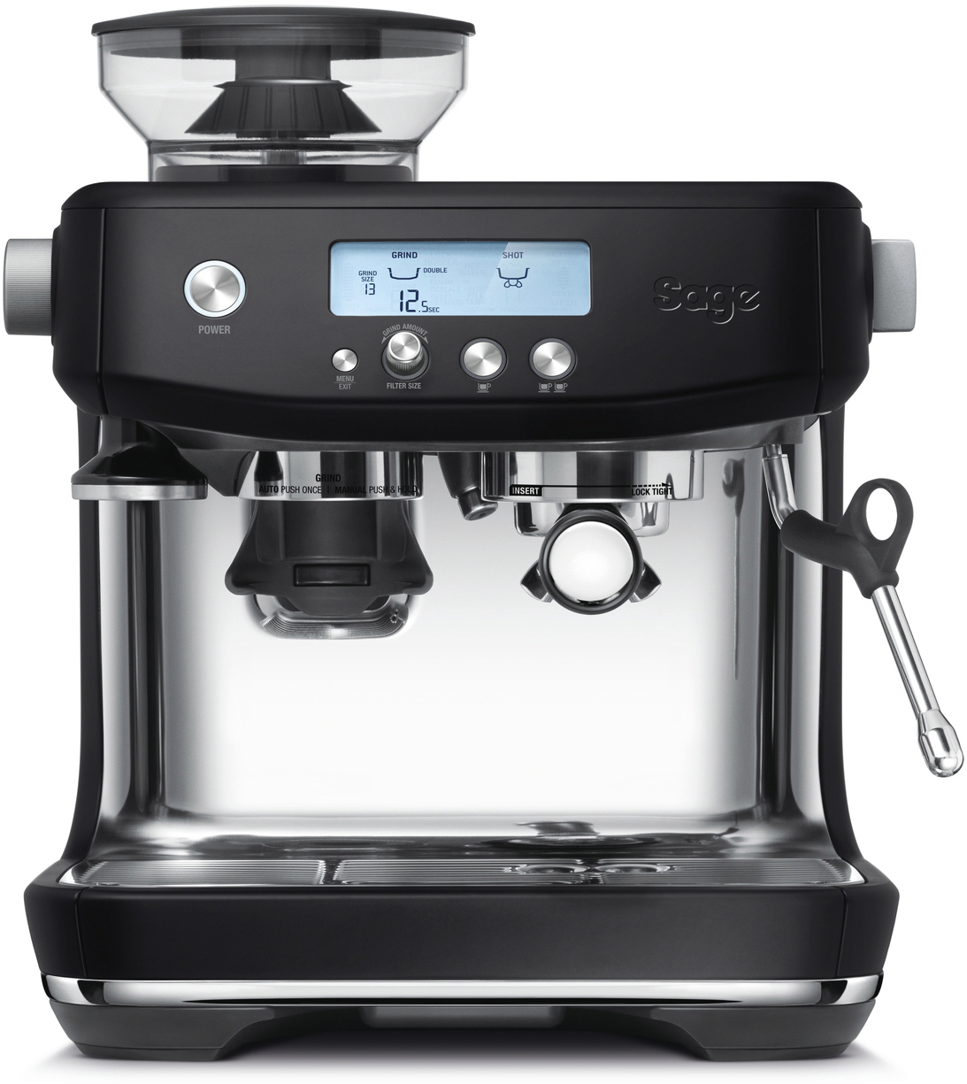 SAGE SES878BTR4EEU1 the Barista Pro Espressomaschine Matt Schwarz