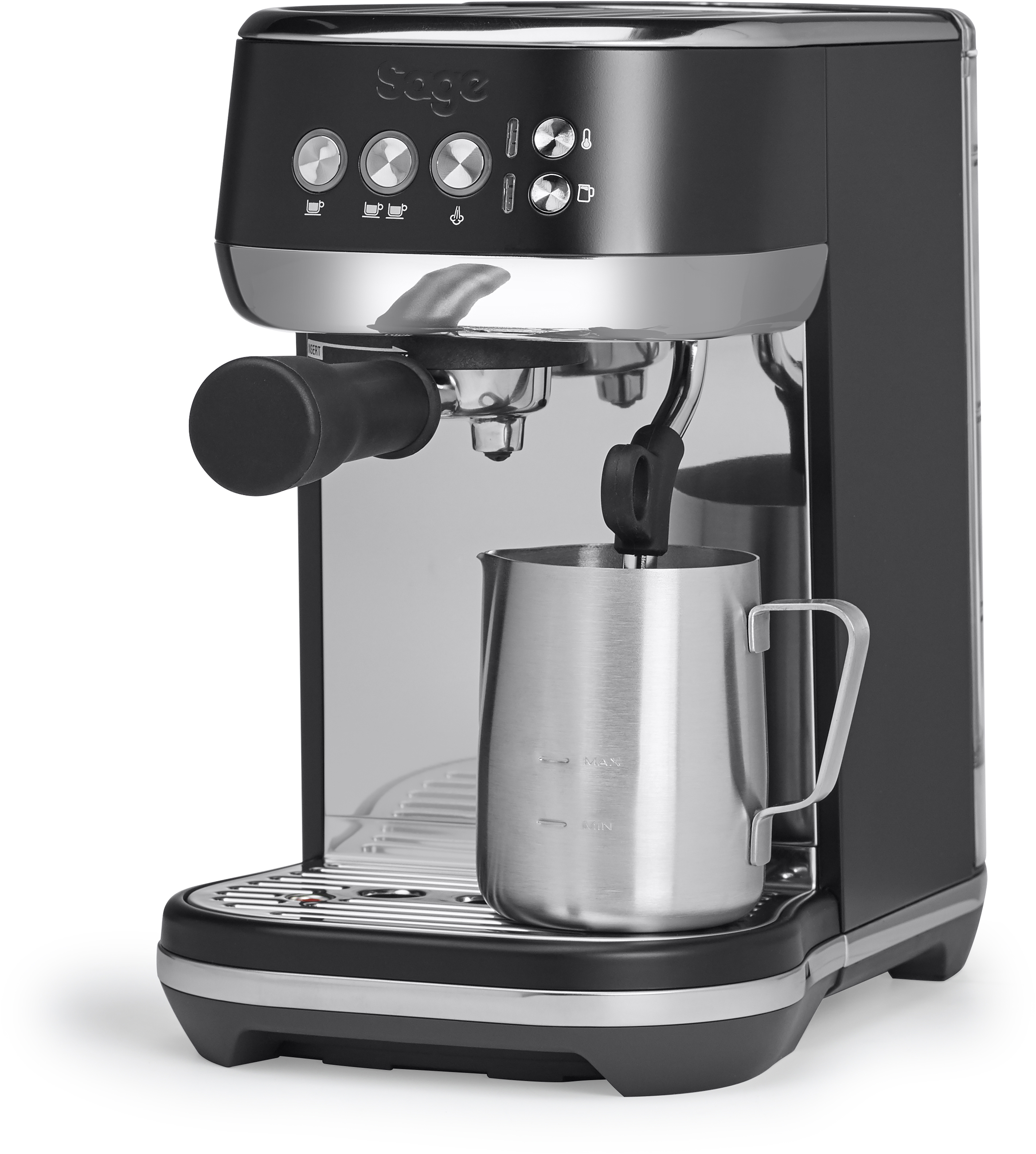 SAGE SES500BTR4EEU1 the Bambino Plus Espressomaschine Schwarz