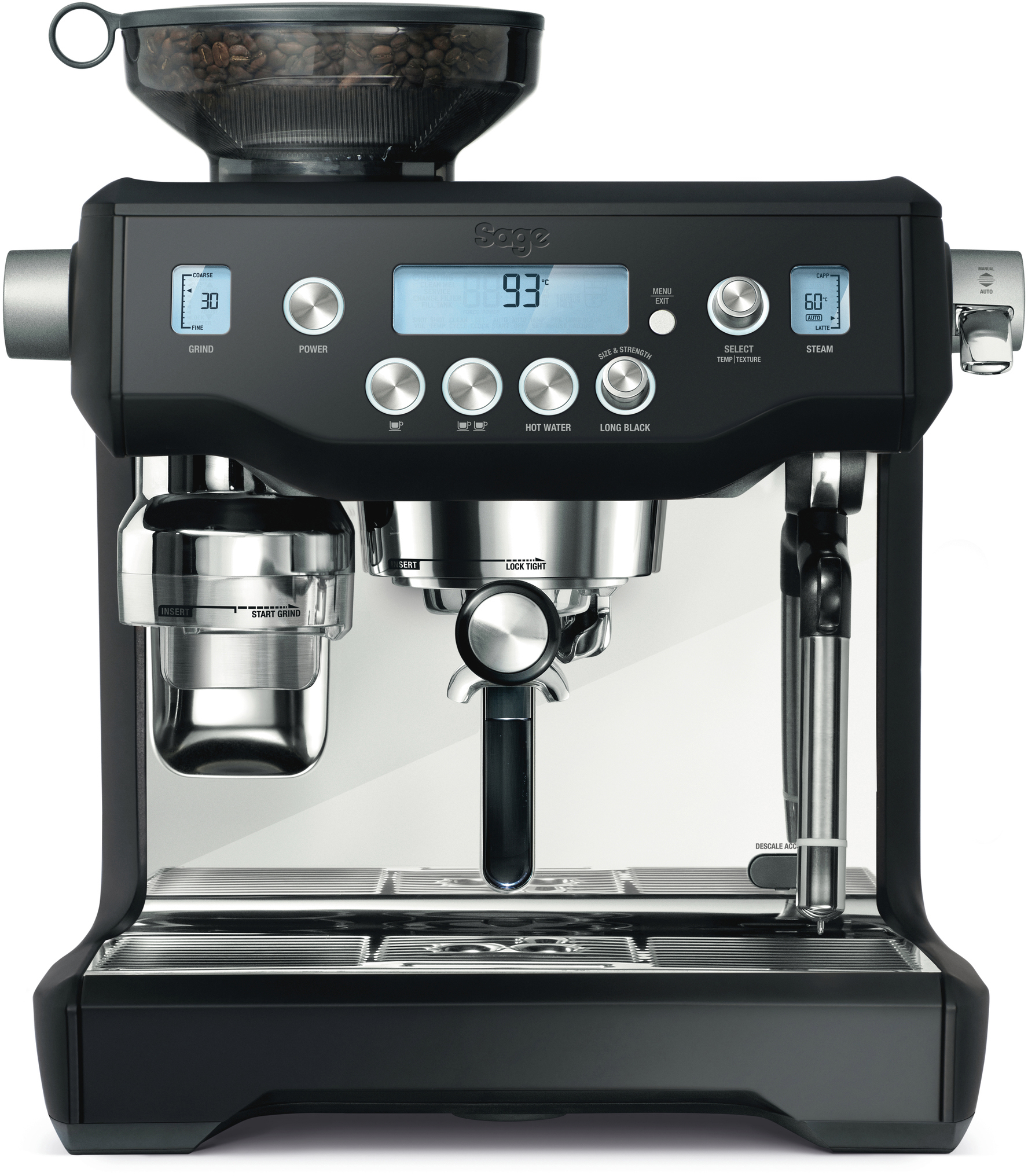 SAGE SES980BTR4EEU1 the Oracle Espressomaschine Schwarz