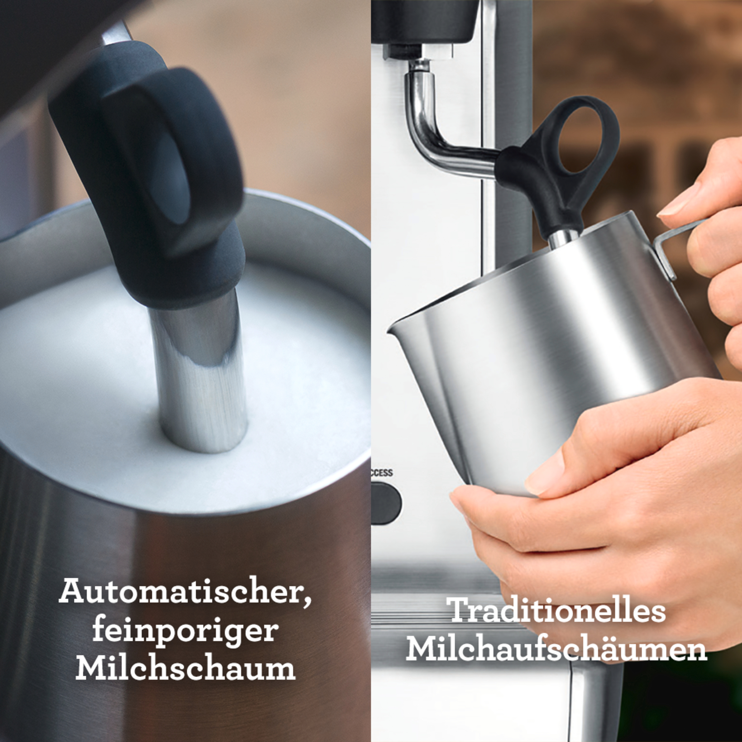 SAGE SES880BKS4EEU1tThe Barista Touch Espressomaschine Glänzend Schwarz