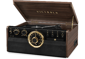 VICTROLA Platenspeler 6-in-1 Bluetooth Mid Century Wood (VTA-270B-ESP-EU)