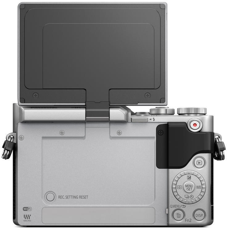 PANASONIC DC-GX 880 Systemkamera mit Objektiv 12-32 mm, 7,5 cm Display, WLAN