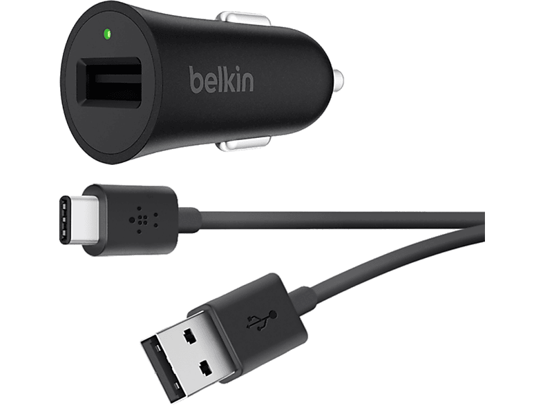 BELKIN USB-C 12 V-autolader 1.2 m (F7U032BT04-BLK)