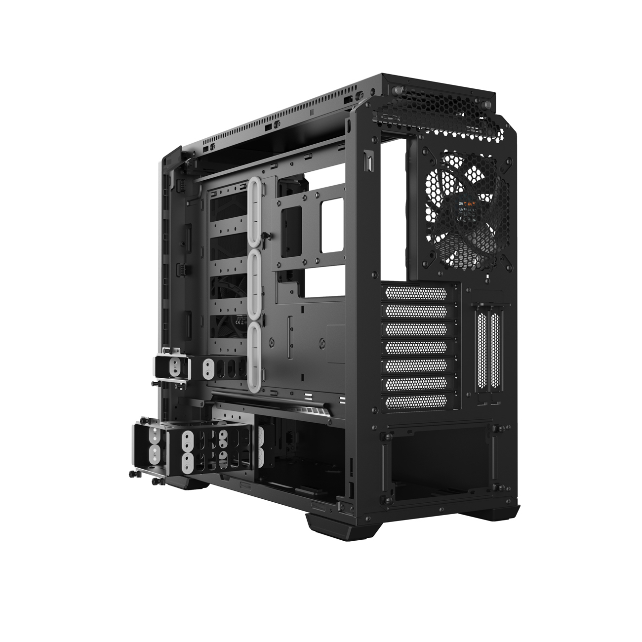 BE QUIET! BG027 Silent Base 601 PC-Gehäuse, Schwarz/Silber