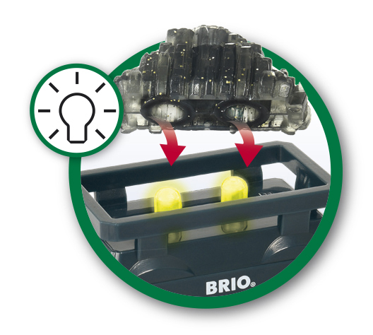 BRIO Goldwaggon mit Licht Eisenbahn Mehrfarbig