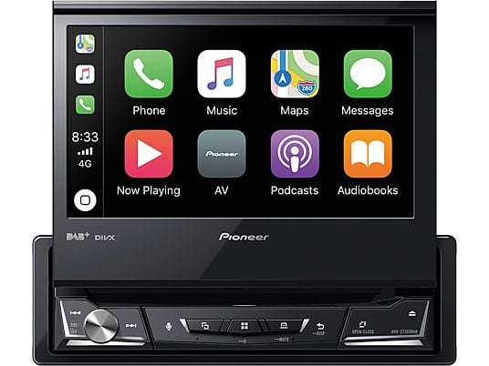 PIONEER AVH-Z7200DAB - Multimedia Player (1 DIN, Schwarz)