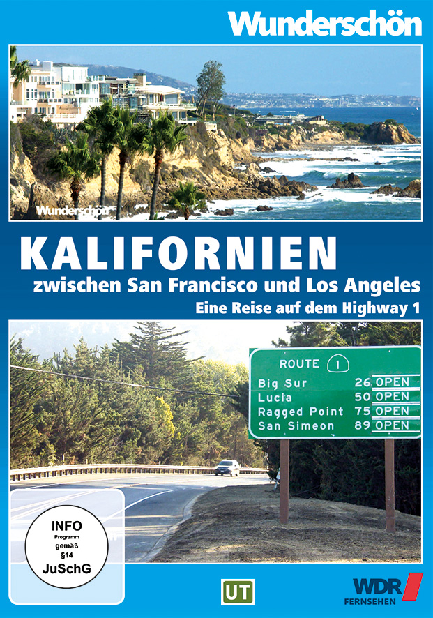 Kalifornien – zwischen San Francisco 1 DVD und Eine Wunderschön! - Los Reise auf Angeles Highway dem –