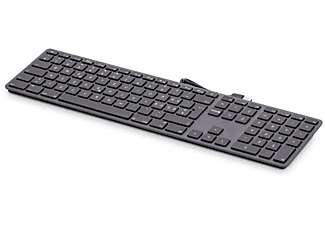 LMP Clavier USB KB-1243 - Clavier (Noir / Argent)