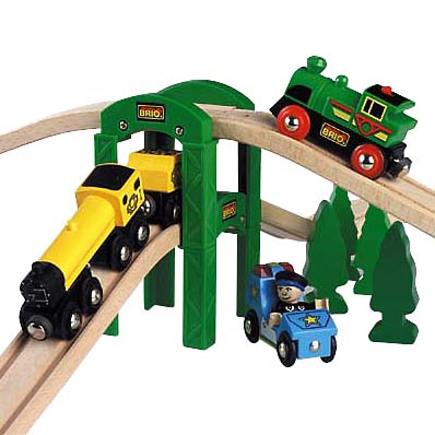 BRIO Stapelbares Brückensystem Eisenbahn Zubehör Mehrfarbig