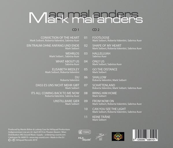 Mark Seibert,Roberta Valentini,Sabrina Auer - Mark mal anders  - (CD)