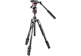 MANFROTTO Befree Live Alu Trépied QPL avec tête vidéo - Trépied, Aluminium