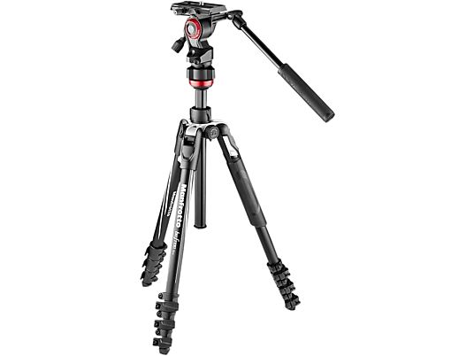 MANFROTTO Befree Live QPL Treppiede in alluminio con testa video  - Treppiede, Alluminio