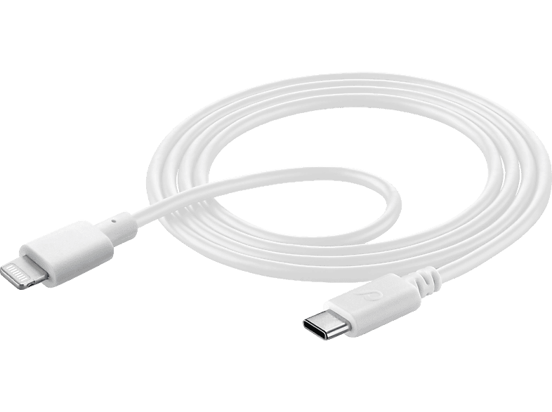 Cellular Line Daten- und Ladekabel 1,2m - Lightning auf USB-C - iPhone