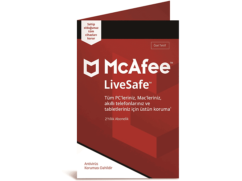 MCAFEE(UE) Livesafe 2 Yıl Antivirüs Programı_0