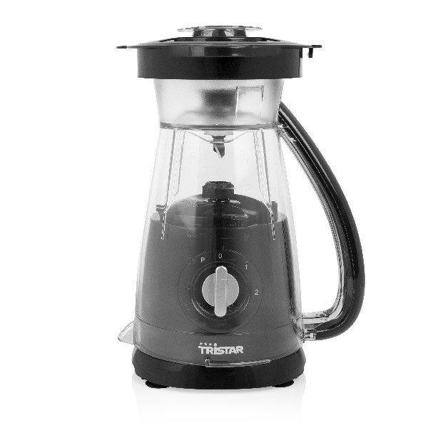 Batidora - Tristar BL-4464 Volumen de 1.5 litros, Cuchillas de acero inoxidable, Negra