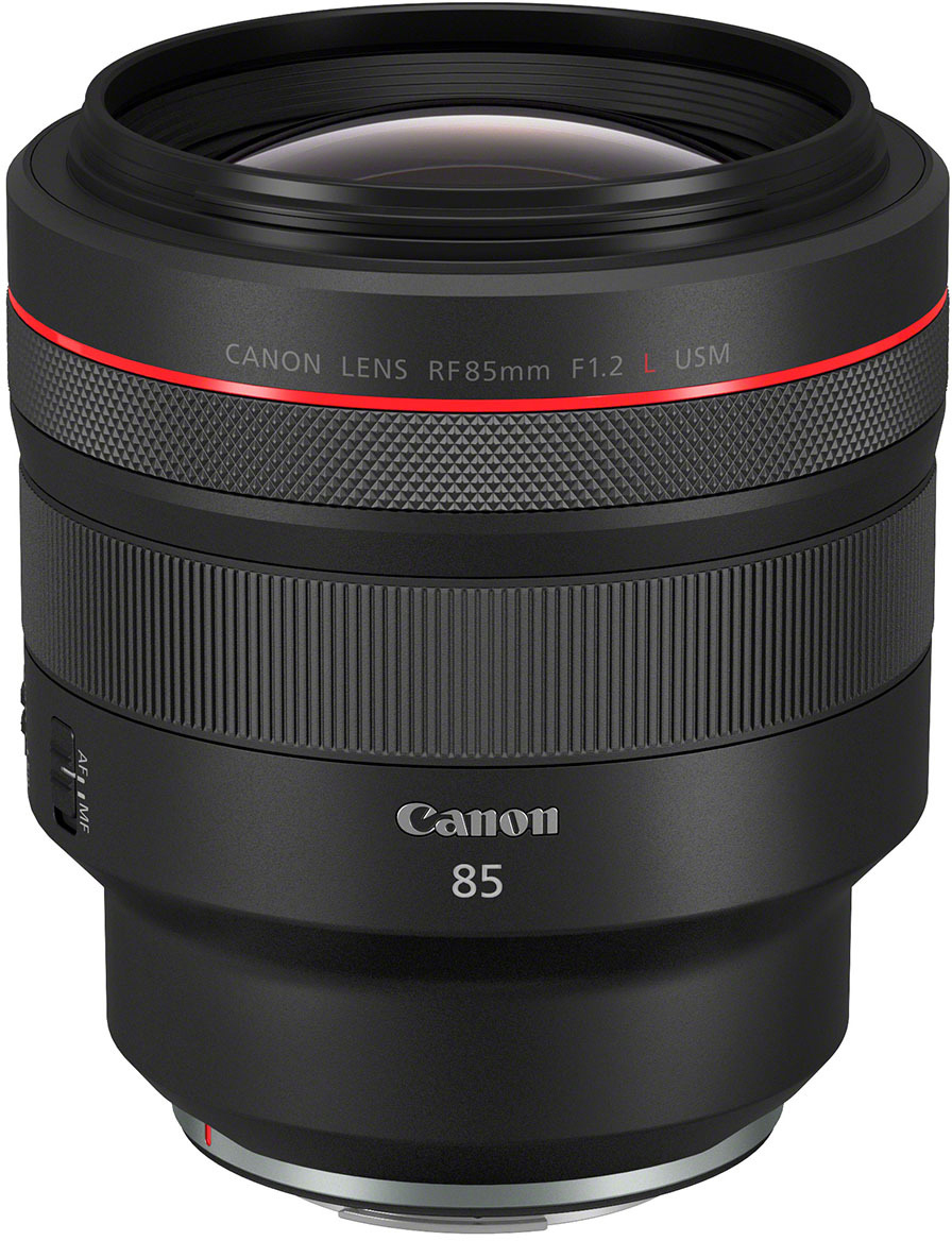 CANON RF - 85 mm f/1.2 L-Reihe (Objektiv für Canon R-Mount, Schwarz)