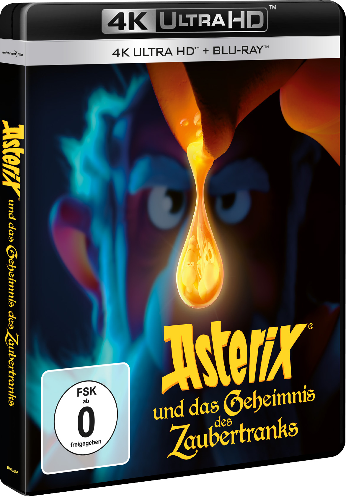 Blu-ray und 4K Ultra HD Box-Set von 'Asterix und das Geheimnis des Zaubertranks'.