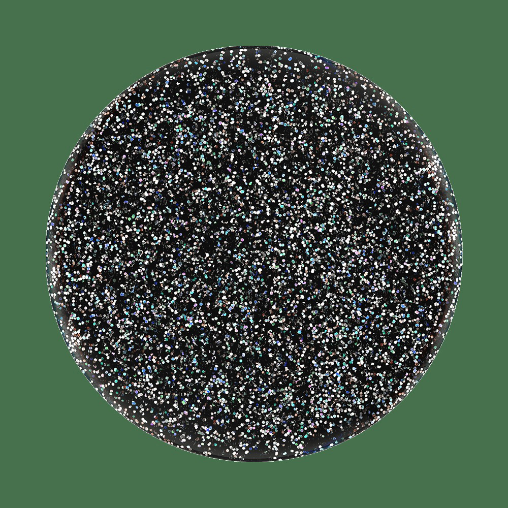 POPSOCKETS POPGRIP PREMIUM GLITTER BLACK Handyhalterung, Mehrfarbig