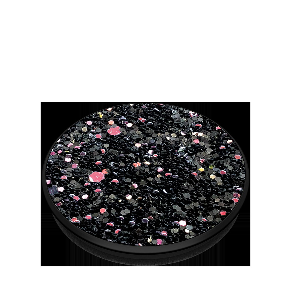 POPSOCKETS POPGRIP PREMIUM SPARKLE BLACK Handyhalterung, Mehrfarbig