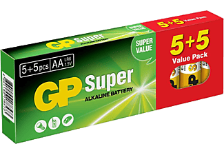 GP Süper Alkalin AA Kalem Pil 5+5