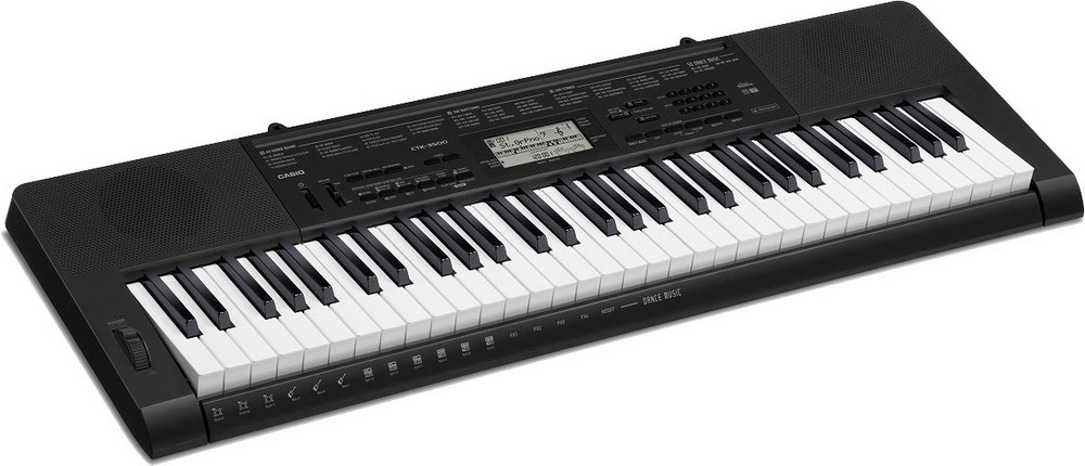 Teclado de acompañamiento con altavoces - Casio, Teclado Ctk-3500