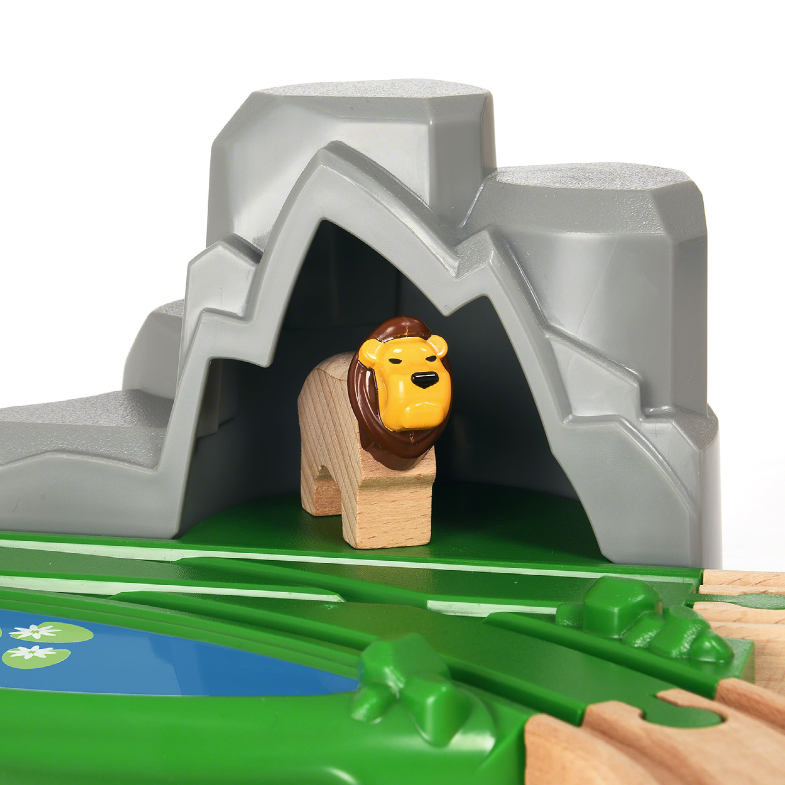 BRIO World Safari Holzeisenbahnset Eisenbahn Mehrfarbig