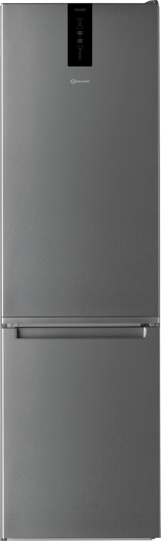 BAUKNECHT KGNF 203D IN Kühlgefrierkombination (D, 364 l, 2010 mm hoch, Edelstahloptik)
