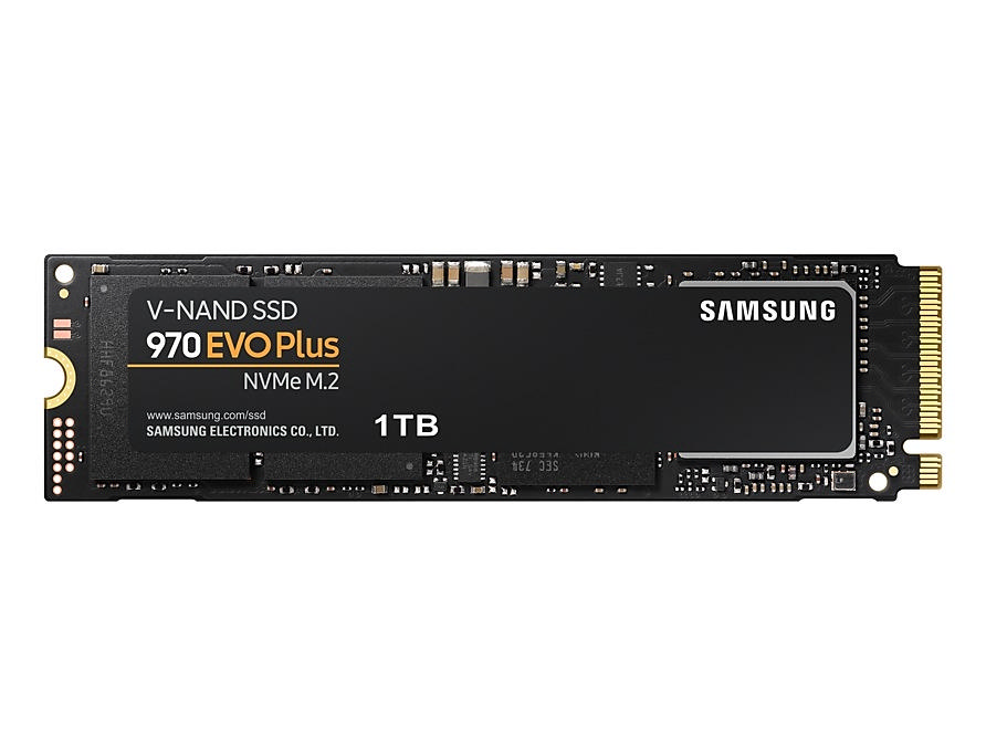 970 Evo Plus NVMe 1TB 3500MB/s-3300MB/s M.2 SSD (MZ-V7S1T0BW)