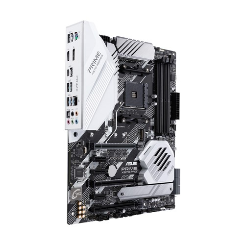 ASUS Prime X570-PRO X570 AM4 DDR4 4400DP HDMI Çift M2+6 SATA USB 3.2 Aura RGB ATX 128GB’a Kadar Ram Desteği Anakart