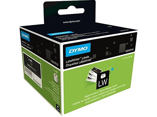 DYMO Etichette - Etichetta non adesiva per stampante (Bianco)