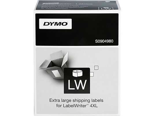DYMO Extragrosse Versandetiketten - Selbstklebendes Druckeretikett (Weiss)