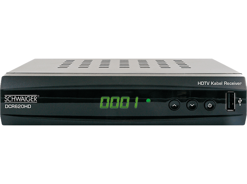 SCHWAIGER DCR 620 HD Receiver (DVB-C, DVB-C2, Schwarz) Receiver ...