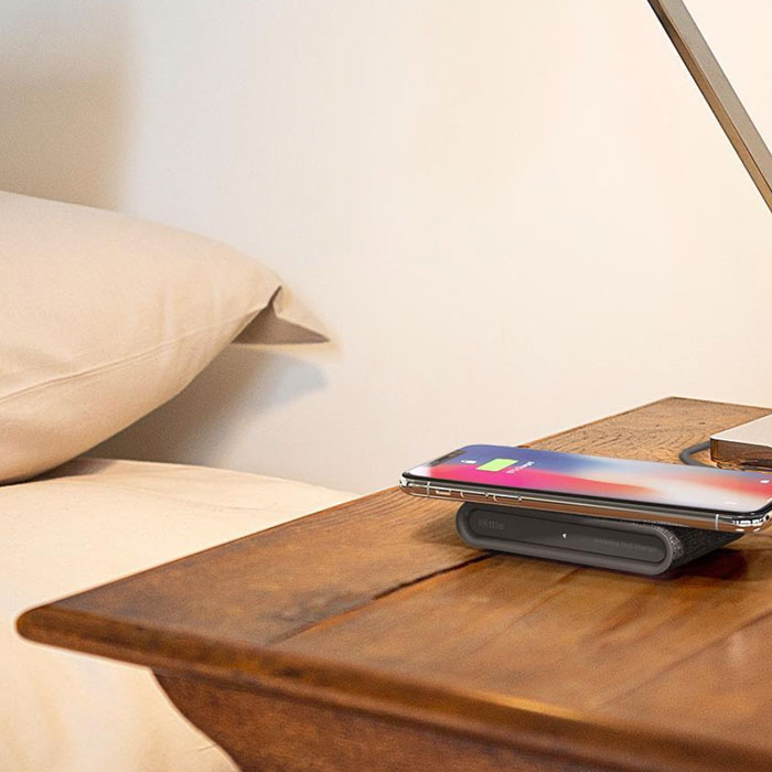 IOTTIE Mini - Chargeur rapide sans fil (Gris)