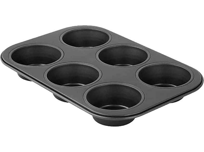 Zenker 3984 Pure Muffinform 6er, Schwarz