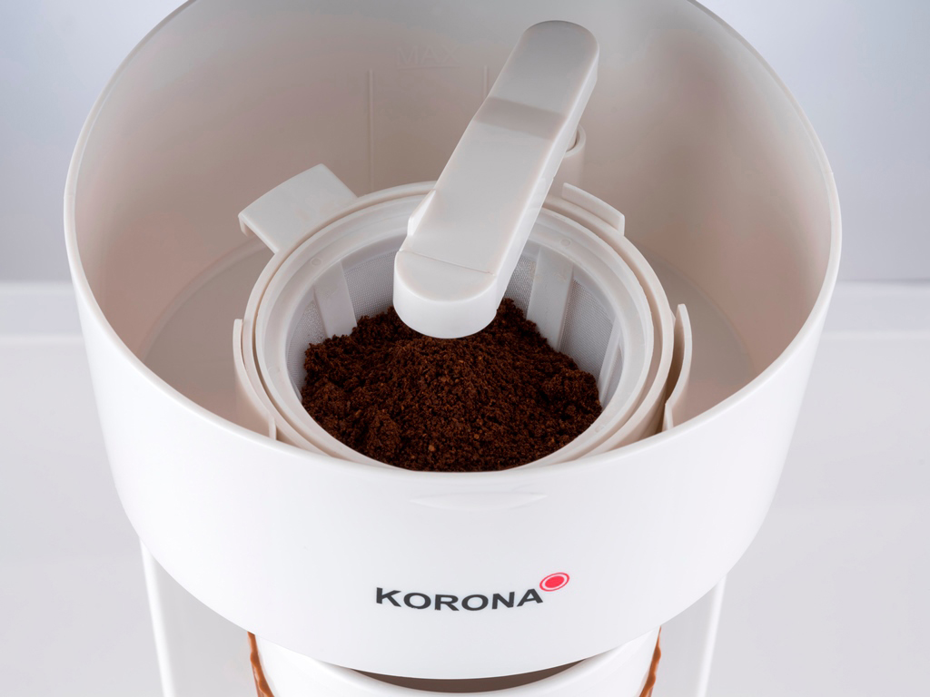 KORONA 12202 Kaffeemaschine Braun/Weiß