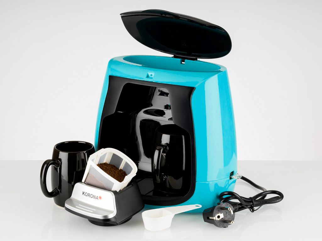 KORONA 12207 Kaffeemaschine Hellblau
